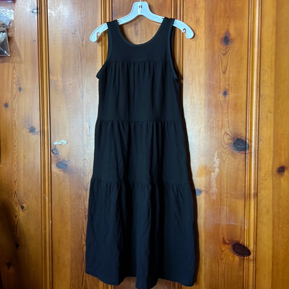 Everlane The Weekend Tiered Dress size XXS black